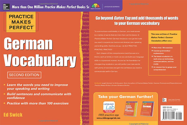 بهترین کتاب برای یادگیری زبان آلمانی - German Vocabulary